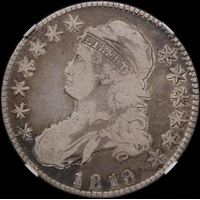 United States 1819 Silver Half Dollar Capped Bust NGC VG10