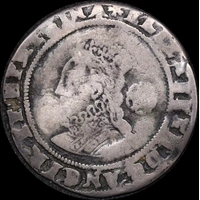 1574 Silver Sixpence Elizabeth I S#2563 Fine