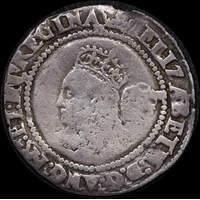 1567 Silver Sixpence Elizabeth I S#2562 Fine