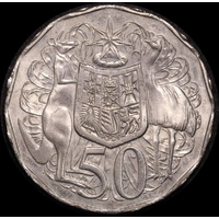 Australia 1983 50 Cent Ramstrike Error Uncirculated