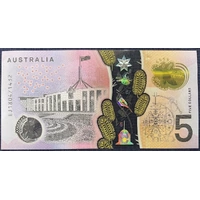 2018 $5 Note Lowe/Fraser EJ18 Lst Prefix R226L Uncirculated