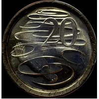 2023 20 Cent Cotton & Co Security Roll  QEII Obverse