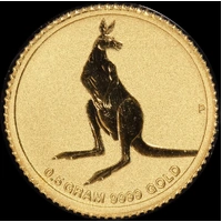 2014 Gold Half Gram Coin Australian Kangaroo
