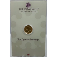 Great Britain 2023 Gold Quarter Sovereign Charles III Uncirculated Coronation