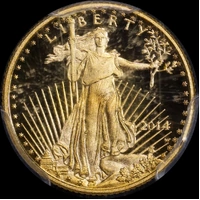 United States 2014-W Gold 5 Dollars Eagle First Strike PCGS PR69DCAM