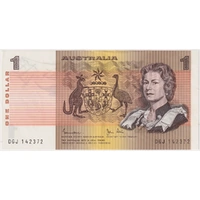 1982 $1 Note Johnston/Stone DGJ First Signature Prefix R78F good EF