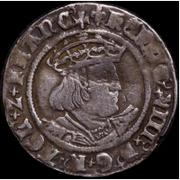 1526 - 1544 Silver Groat Henry VIII S#2337E good Fine