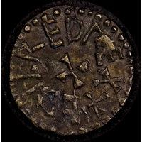 841 - 844 Copper Styca Aethelred II / Broder S#865 Very Fine