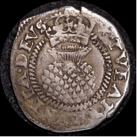 1607 - 1609 Silver Half Groat James I S# 2660 Good Fine