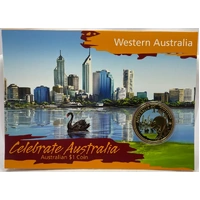 2009 1 Dollar Uncirculated Coin Celebrate Australia Western Australia