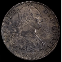 Mexico 1800 Silver 8 Reales Ex Rapid Shipwreck KM#109 Very Fine