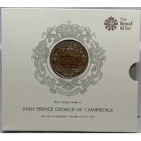 United Kingdom 2013 5 Pound Coin Prince George Christening