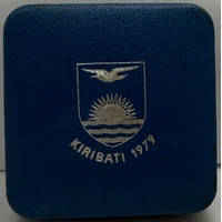 Kiribati 1979 Silver 5 Dollar Proof Coin Independence