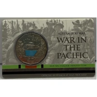 2015 50 Cent Uncirculated Coin Australia At War - War in The Pacific