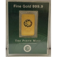 Perth Mint Fine Gold 5 Gram Minted Ingot