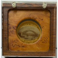 Cook Islands 2007 Gold Proof 100 Dollar / 1oz Lenticular Coin Sydney Harbour Bridge
