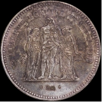 France 1978 Silver 50 Franc KM# 941.1 Choice Uncirculated