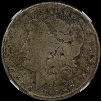 United States 1889-CC Silver  Morgan Dollar KM# 100 NGC AG 3