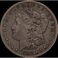 United States 1890-CCSilver  Morgan Dollar KM# 100 ANACS VF35