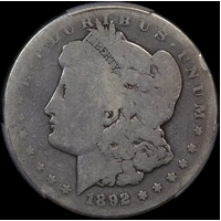 United States 1892-CCSilver  Morgan Dollar KM# 100 PCGS GENUINE AG
