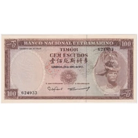 Timor 1963 100 Escudos P#28 Uncirculated