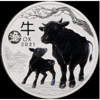 2021 Silver 1/2oz Coin Lunar Series III - Ox