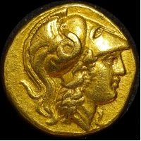 Ancient Greece (Macedonia) 336-323 BCE Gold Stater Alexander III Price 1917 good VF