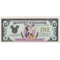 Disneyland 1994 5 Dollars Goofy Uncirculated