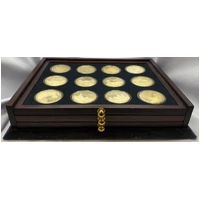 Birmingham Mint 1974 - 1977 Silver 36 Medal Collection The Beauty of Britain's Churches 43.3581ozt