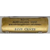 1981 5 Cent Coin Mint Roll Heads/Heads