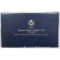 1974 Sterling Silver Commemorative Medallion Cover Matthew Flinders