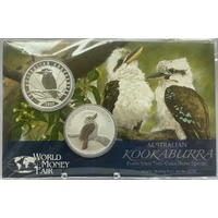 2010 Silver 2 x 1oz Uncirculated Kookaburra WMF Berlin Show Special