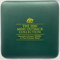2001 Gold Platinum Silver Proof Coin Set Mini Outback Collection