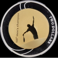 2012 Silver Proof 2 Dollar Coin Australian Open PCGS PR69DCAM