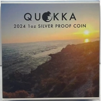 2024 Silver 1 Ounce Coloured Proof Coin Quokka