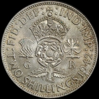 1942 Silver Florin George VI S# 4081 Uncirculated