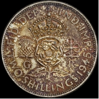 1945 Silver Florin George VI S# 4081 Uncirculated