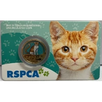 2021 1 Dollar Uncirculated Coin RSPCA Cat