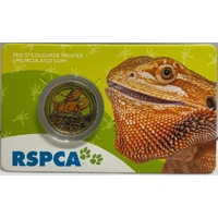 2021 1 Dollar Uncirculated Coin RSPCA Lizard