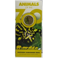 2012 Coloured 1 Dollar Uncirculated Coin Animals of the Zoo Southern Corroboree Frog