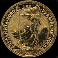 Great Britain 2020 Gold 100 Pounds Britannia Uncirculated