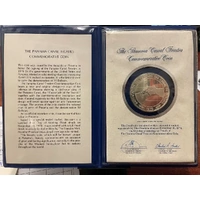 Panama 1978 Silver 10 Balboas Panama Canal Treaty