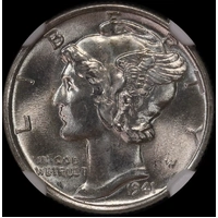 United States 1941 Silver Dime  NGC MS64