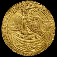 1369-1377 Gold Noble Edward III S#1521 Extremely Fine