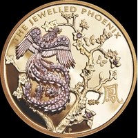 2018 Gold 10oz Proof Jewelled Phoenix Masterpiece Coin