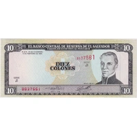 El Salvador 1996 10 Colones P#144 Uncirculated