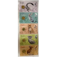 2011 1 Dollar PNC's Set of 5 Bush Babies 