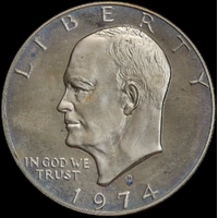 United States 1974 Silver Dollar KM# 203a Uncirculated