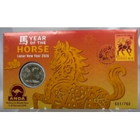 2026 50 Cent PNC Lunar Year of The Horse ANDA Melbourne Money Expo