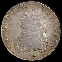 France 1787 Silver Ecu KM# 564 Extremely Fine